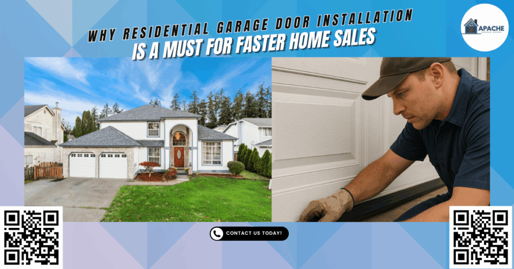 Why Residential Garage Door Installation Is a Must for Faster Home Sales - Apache Garage Doors