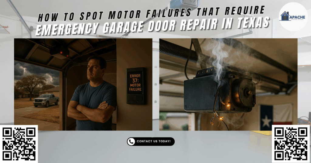 How to Spot Motor Failures That Require Emergency Garage Door Repair in Texas - Apache Garage Doors