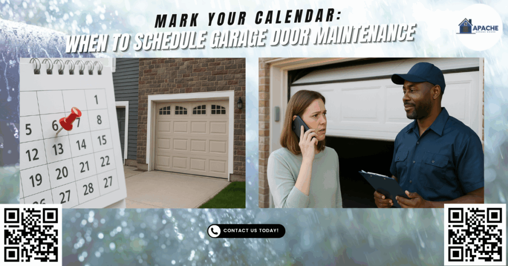 Mark Your Calendar: When to Schedule Garage Door Maintenance - Apache Garage Doors