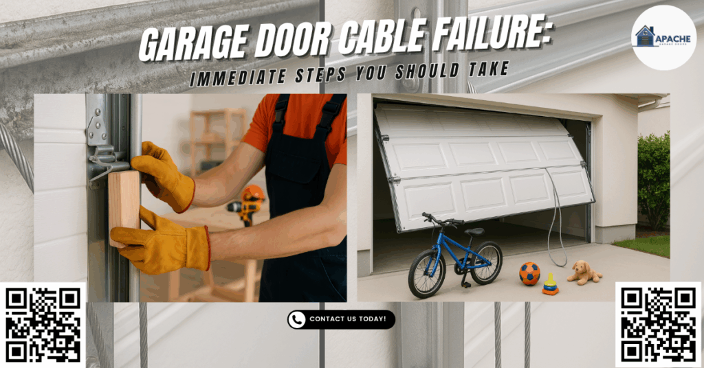 Garage Door Cable Failure: Immediate Steps You Should Take - Apache Garage Doors