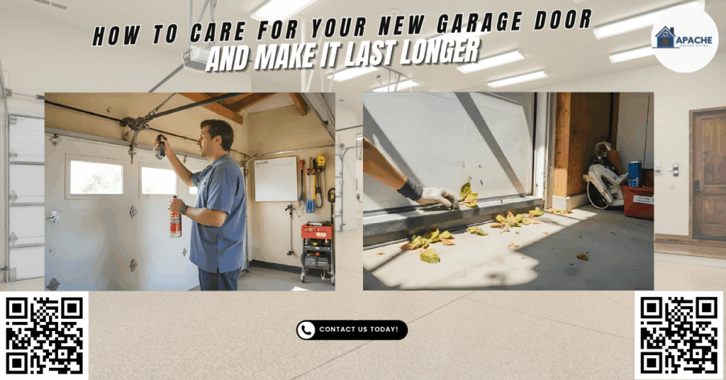 How to Care for Your New Garage Door and Make It Last Longer - Apache Garage Doors