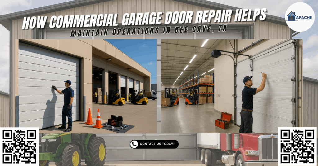 How Commercial Garage Door Repair Helps Maintain Operations in Bee Cave, TX - Apache Garage Doors